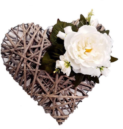 Falixen - Decorative heart - natural -2 - Decoration - Main image