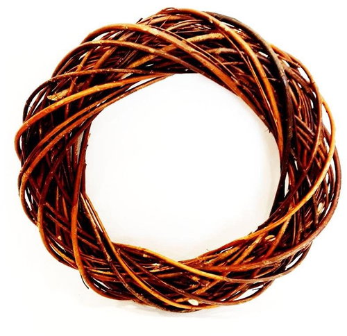 Falixen - Wicker wreath brown 30cm - Decoration - Main image
