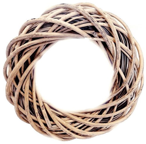 Falixen - Natural wicker wreath 30cm - Decoration - Main image