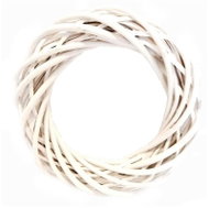 Falixen - Wicker wreath white 20cm - Decoration