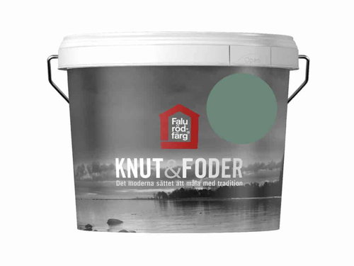 Falu Rödfärg Knut & Foder 3 l Green - Solid Wood Paint - Main image