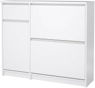 FALCO Botník Simplicity 206 bílý lesk - Shoe Rack