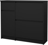 FALCO Botník Simplicity 206 černý mat - Shoe Rack