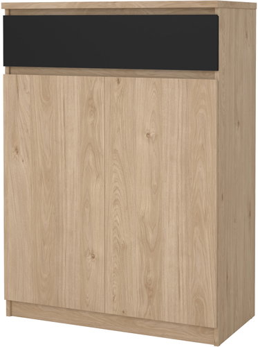 FALCO Botník Simplicity 209 jackson hickory/černý - Shoe Rack - Main image
