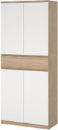 FALCO Simplicity 210 shoe cabinet jackson hickory/white - Shoe Rack