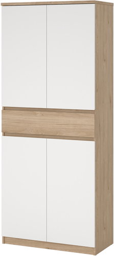 FALCO Simplicity 210 shoe cabinet jackson hickory/white - Shoe Rack - Main image