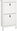 Real 683 Shoe Cabinet White