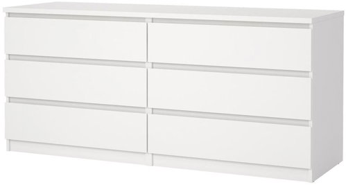  FALCO Komoda Simplicity 232 bílý lesk - Chest of Drawers - Main image