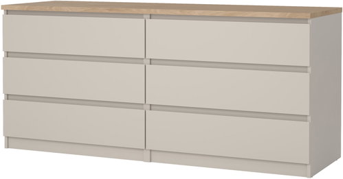 FALCO Komoda Simplicity 232 kašmír/jackson hickory - Chest of Drawers - Main image