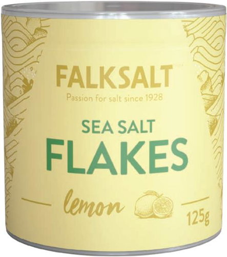 FALKSALT Mořská vločková sůl citronová, 125 g - Spices - Main image