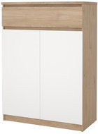 FALCO Botník Simplicity 209 jackson hickory/bílý - Shoe Rack