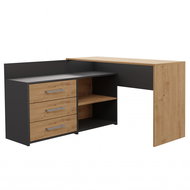 FALCO Dado, anthracite / oak artisan - Writing Desk