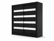 Falco Berger XI 180cm Black/White Lacobel - Wardrobe
