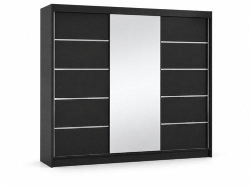 Falco Debora VI 200cm Black - Wardrobe - Main image