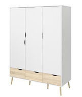 Falco Retro 468 Wardrobe White/Sonoma Oak - Wardrobe