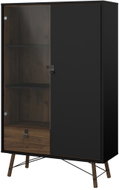Falco Rain 008 Cabinet Black/Walnut - Cabinet