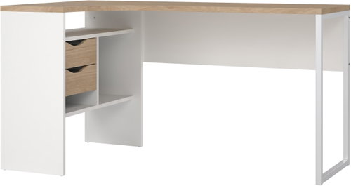 FALCO Felix 118, white / jackson hickory - Writing Desk - Main image