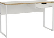 FALCO Felix 512, bílý / hnědý - Psací stůl