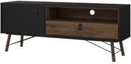 Falco Rain TV Stand Black/Walnut - TV Table