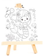 FANDY Canvas with pattern and easel 176075 - Art Canvas