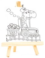 FANDY Canvas with pattern and easel 176055 - Art Canvas