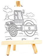 FANDY Canvas with pattern and easel 176074 - Art Canvas