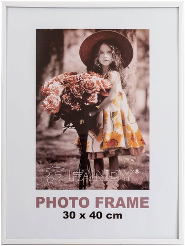 FANDY Photo Frame – Simple 2 Plastic Frame, 30 × 40, 1 white Main image FANDY Photo Frame – Simple 2 Plastic Frame, 30 × 40, 1 white - Photo Frame - Main image