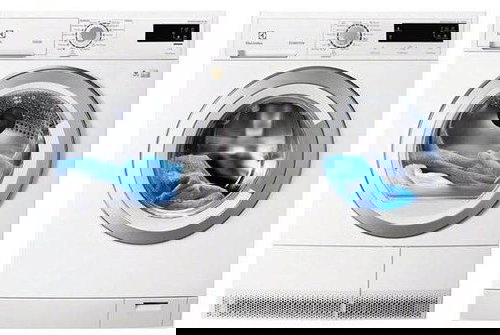 ELECTROLUX EWF1287HDW + EDH3386GDW + AEG SKP11 spacer + Persil washing powder 8kg - Appliance Set - Main image