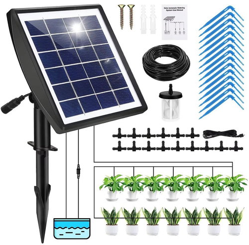 Fapiere Solar Automatic Drip Irrigation System, 6 time modes - Irrigation Set - Main image