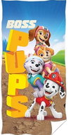 FARO Baby towel 70 × 140 cm, Tlapková patrola Boss pups - Children's Bath Towel