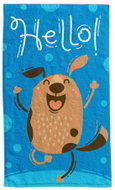 FARO Hello Dog 30 × 50 cm - Children's Bath Towel