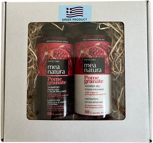 Farcom Shampoo for coloured hair gr. apple 300 ml + Shower Gel 300 ml - Cosmetic Gift Set - Main image