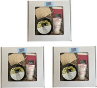 Farcom Olivový krém na tělo 250 ml + Peelingový gel na obličej gr. jablko 100 ml + Olivové mýdlo, 3  - Cosmetic Gift Set