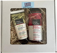 Farcom Olivový krém na ruce výživa a regenerace 100 ml + Sprchový gel gr. jablko 300 ml - Cosmetic Gift Set