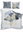 Bed linen 140 × 200 + 70 × 90 cm Ginko grey