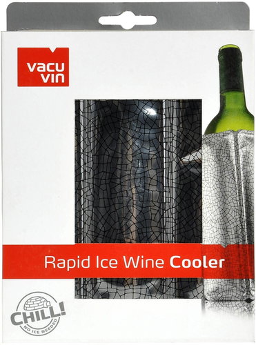 Vacu Vin Wine cooling sleeve, silver - Beverage Cooler - Main image