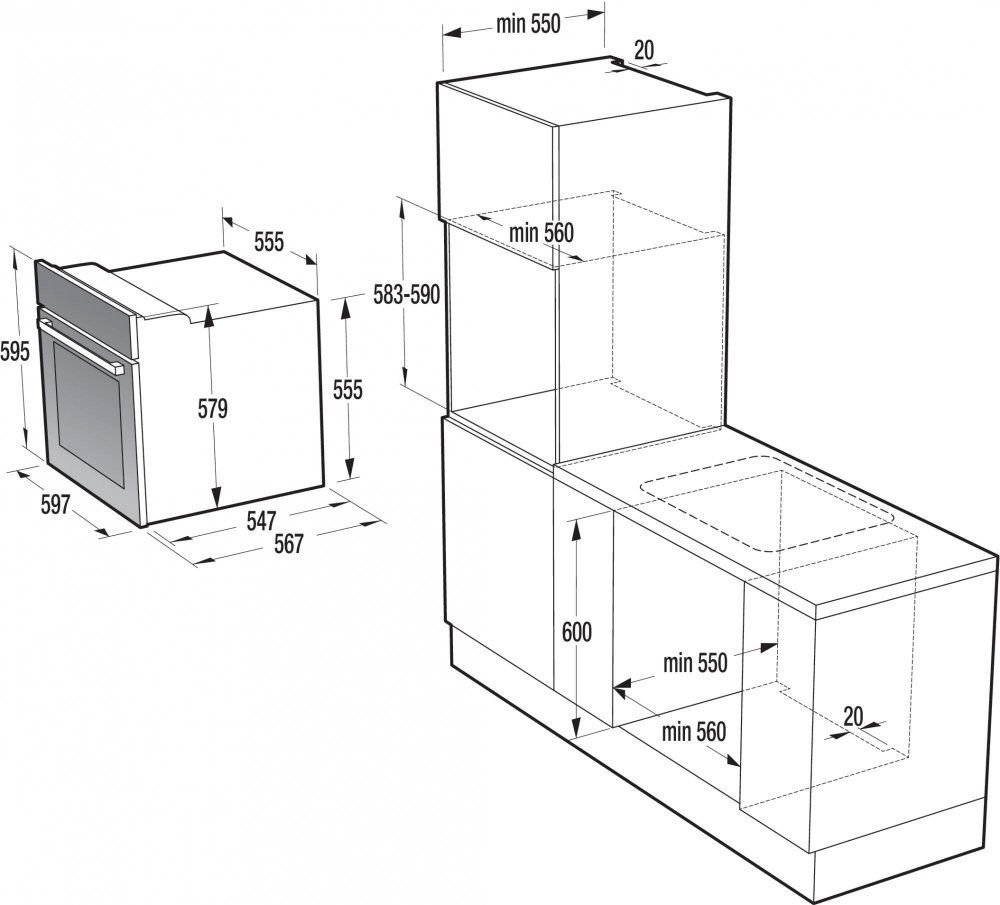 Gorenje Bo 635 E20x