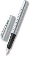 Faber-Castell Grip 2011 F Silver - Fountain Pen