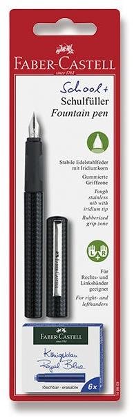 Faber-Castell patronos, fekete + 6 db patron