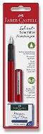 Faber-Castell bombičkové červené + 6 bombičiek - Plniace pero