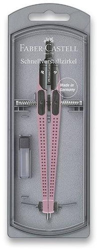 Faber-Castell Quick Set Grip 2001 Pink - Compasses - Main image