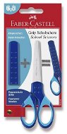 Detské nožnice Faber-Castell Grip 13 cm modré - Dětské nůžky