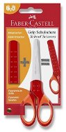 Children’s Scissors Faber-Castell Grip 13 cm red - Dětské nůžky