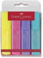 Faber-Castell Textliner 1546 pastellfarben - Set mit 4 Farben - Textmarker