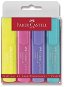 Faber-Castell Textliner 1546 pastellfarben - Set mit 4 Farben - Textmarker