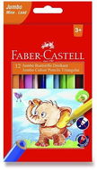 FABER-CASTELL Extra JUMBO 12 barev - Pastelky