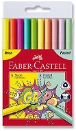 Faber-Castell Grip Set Neon und Pastell, 10 Farben - Filzstifte