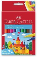 Faber-Castell Castle, Round, 12 colours - Felt Tip Pens