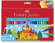 Faber-Castell Castle Filzstifte - rund - 50 Farben - Filzstifte