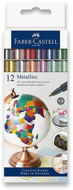 Faber-Castell in Metallic Colours, 12 colours - Markers